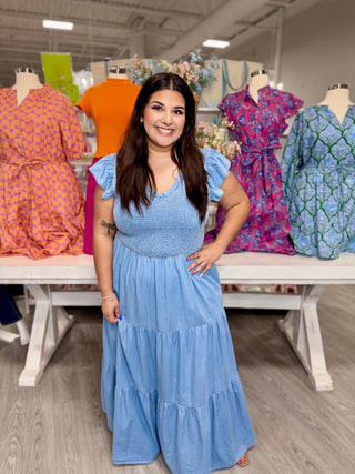 CARLY DENIM DRESS