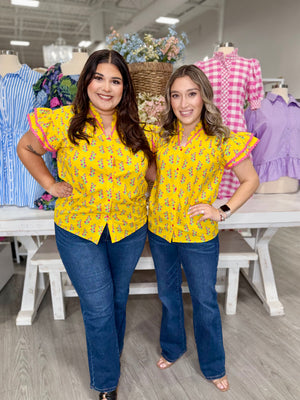 Millie Top-Yellow