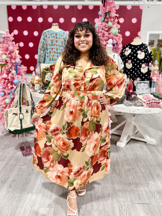 ANDRYA FLORAL DRESS