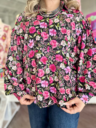 PRISSY FLORAL TOP