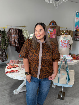 MARLEY LEOPARD TOP