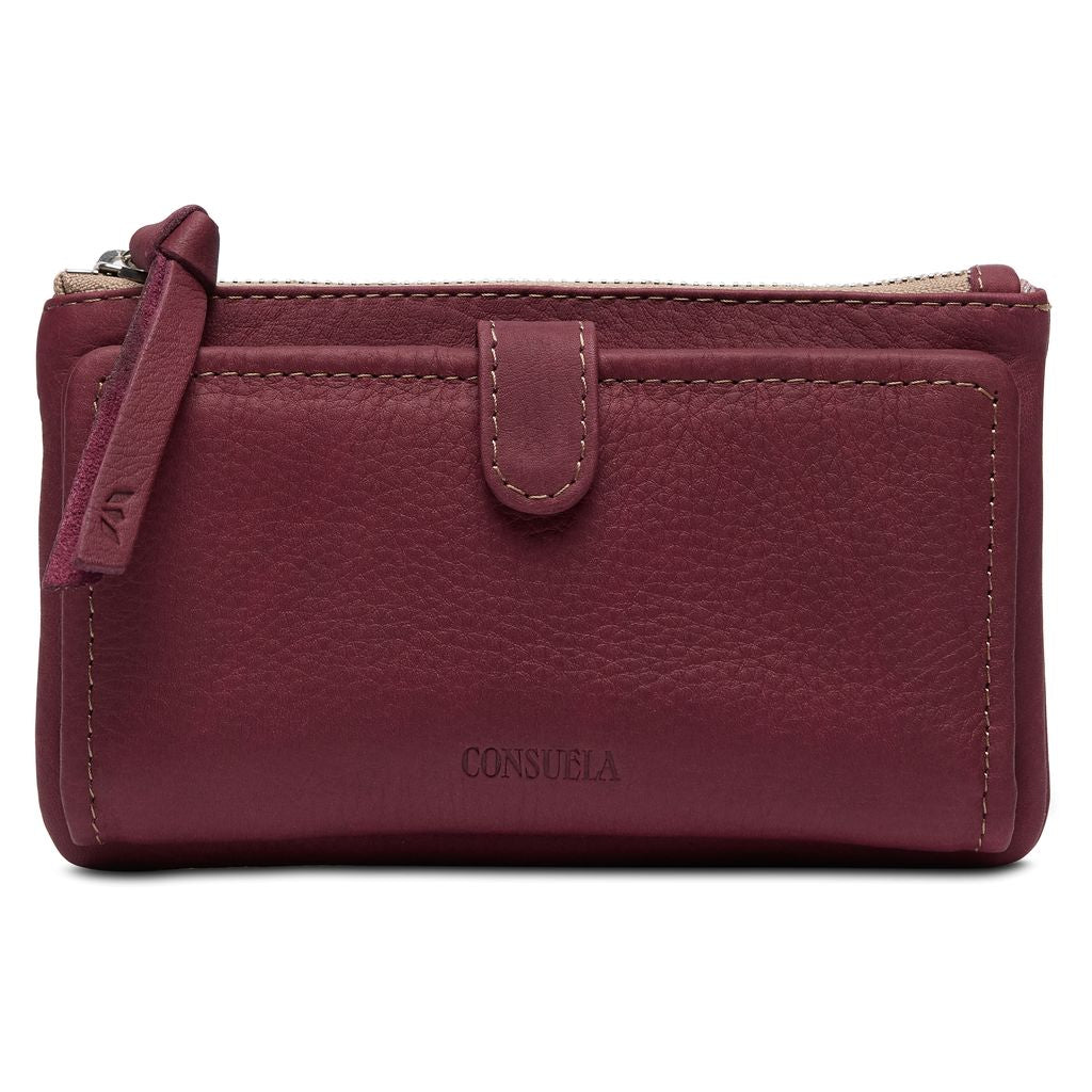 CONSUELA SLIM WALLET PLUM