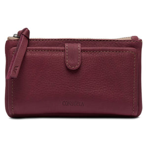 CONSUELA SLIM WALLET PLUM