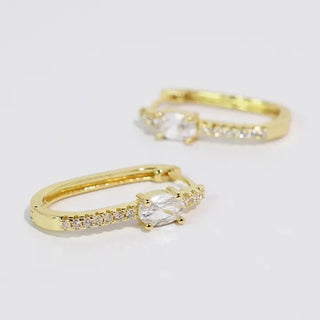 Drop of Luxury Gold Huggie