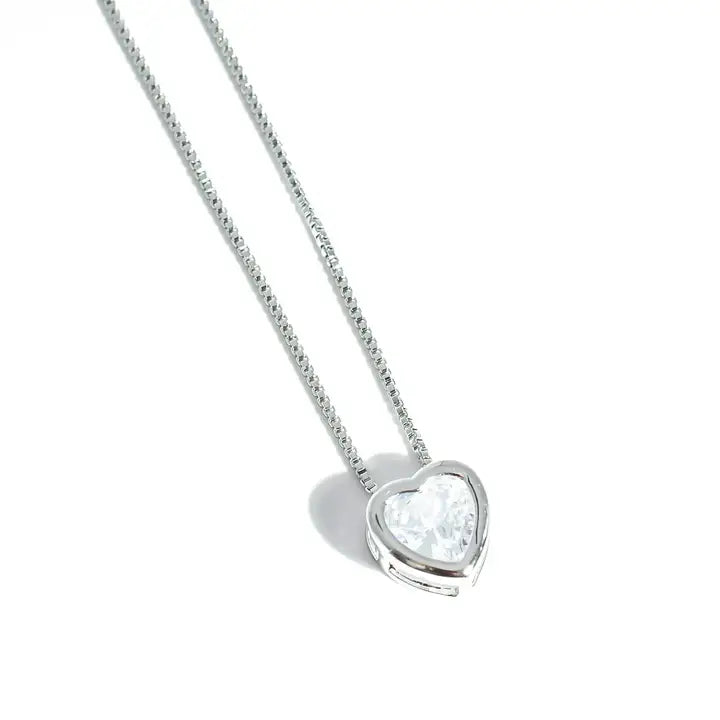 Tiny Love Necklace-SILVER