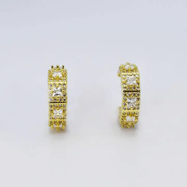 Jewel Harmony Gold Hoop