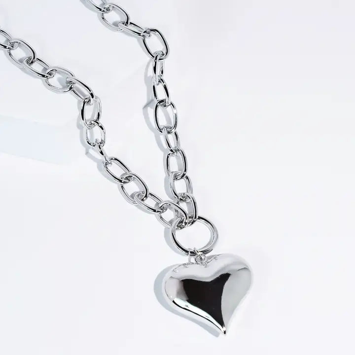 Heartbreaker Silver Chain