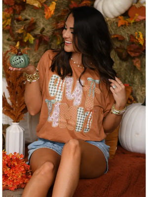 Autumn Faux Patch Tee