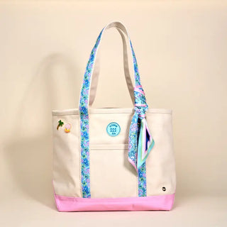 The Darling Canvas Tote Bag–Coastal Cove