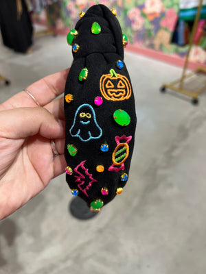 NEON TRICK OR TREARS HEADBAND