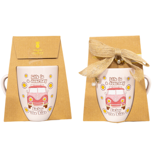LIFE IS A JOURNEY ENJOY THE RIDE MUG