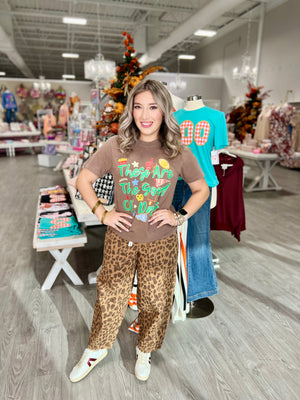 VERONICA LEOPARD JEANS