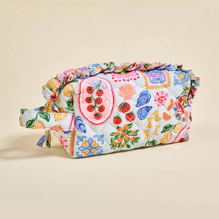 Essentials Quilted Cosmetic Pouch–Ciao Bella