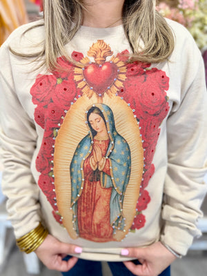 OUR LADY BLING SWEATER