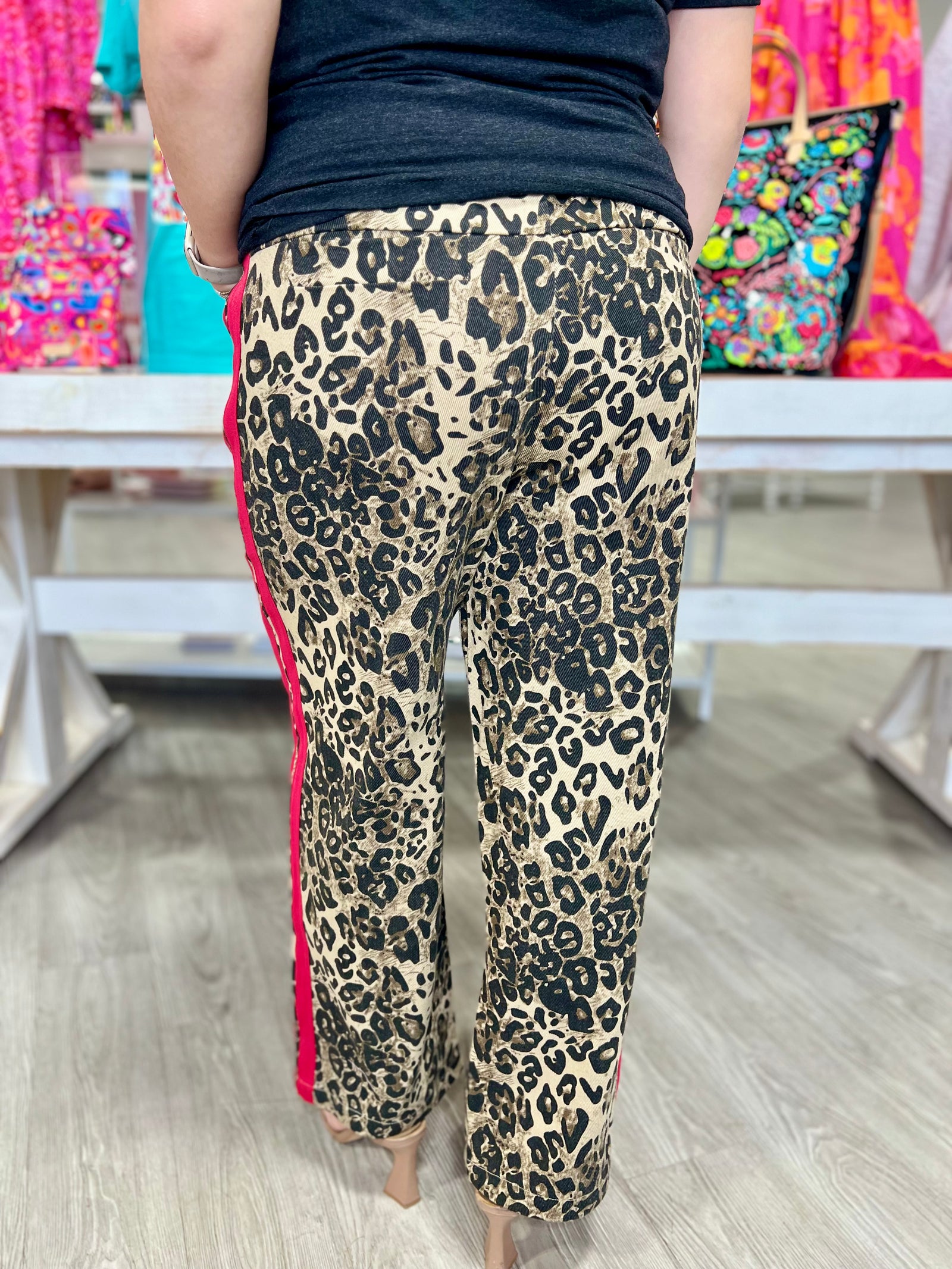 AVA LEOPARD PANTS