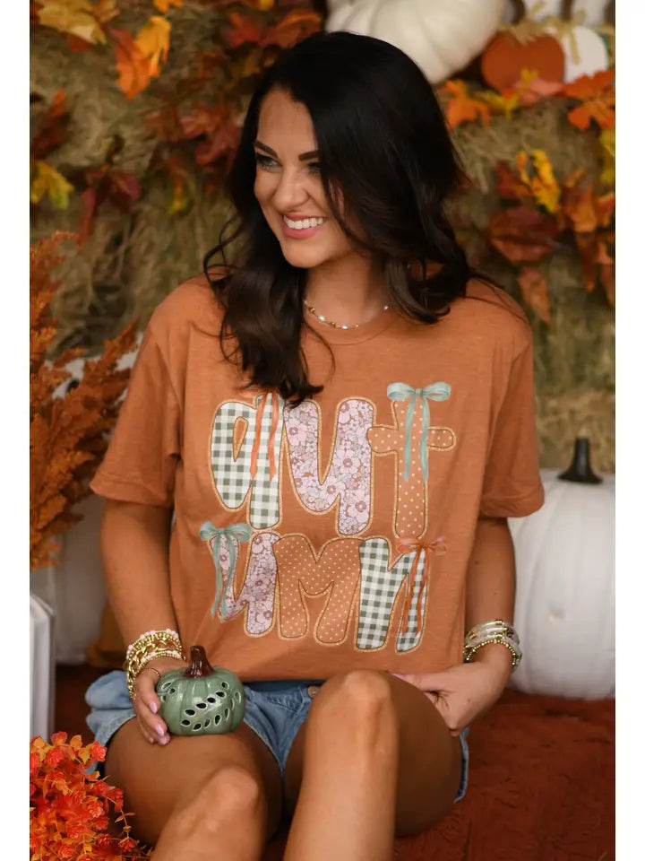 Autumn Faux Patch Tee