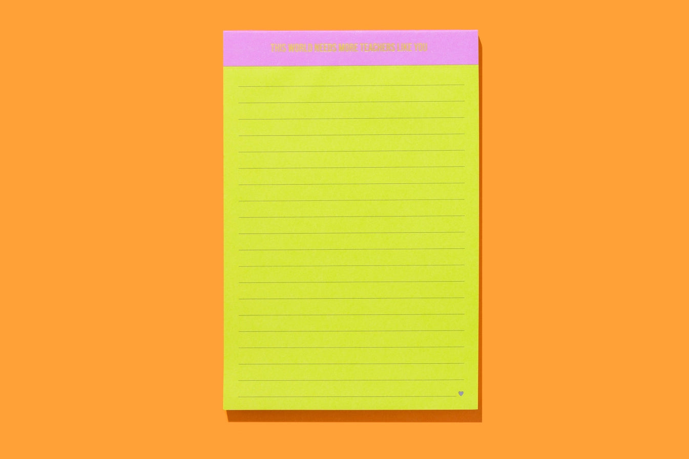 Teacher Appreciation - 75 Sheets-Large List Pad