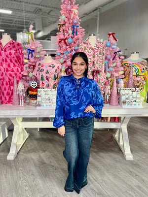 CIARA FLORAL RUFFLE BLOUSE