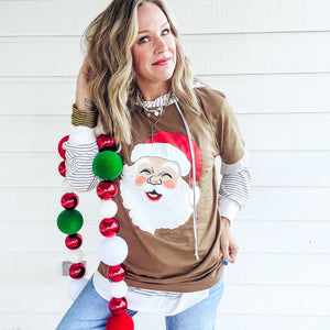SMILING SANTA TEE