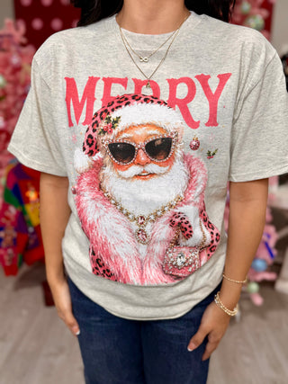 PINK LEOPARD SANTA SUNDAY STEAL