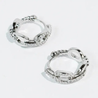 Glitz Huggies Silver
