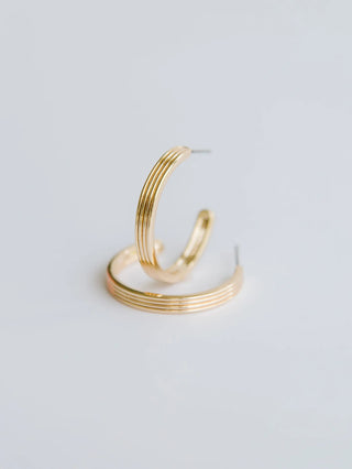 SHEILA MD GOLD HOOPS MICHELLE MCDOWELL
