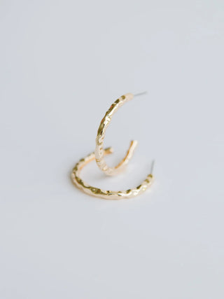 CHARLEY MD GOLD HOOPS MICHELLE MCDOWELL