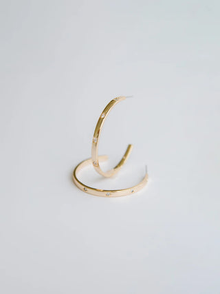 ANDERS GOLD HOOPS MICHELLE MCDOWELL