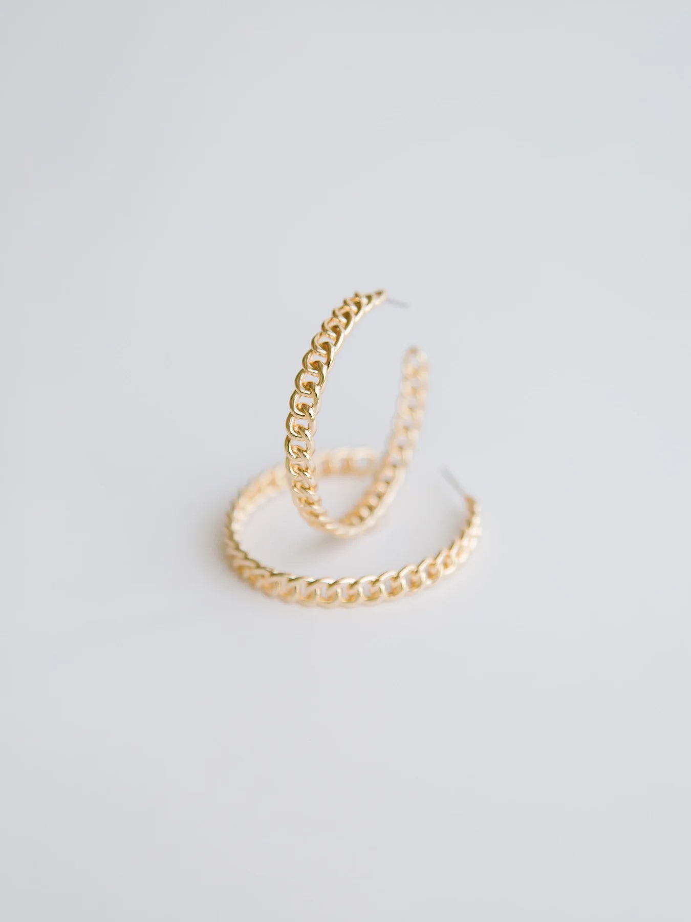 CHRISLEY GOLD HOOPS MICHELLE MCDOWELL