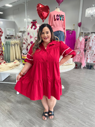 KARINA RED DRESS