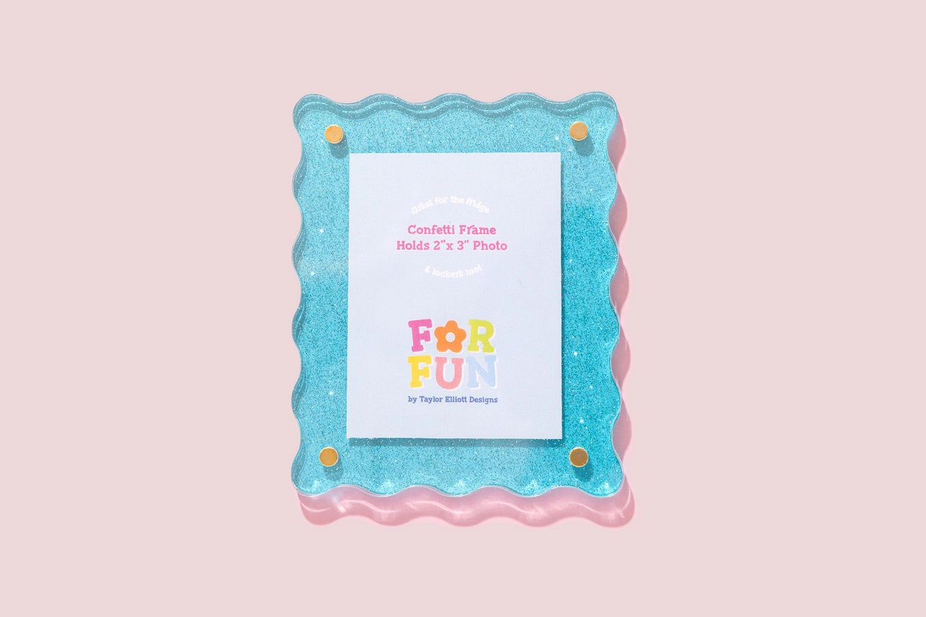 BLUE For Fun - Acrylic Magnetic Frames - Assorted Colors