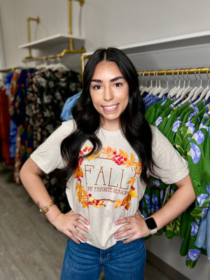 FALL IS MY FAOVIRTE SEASON TEE