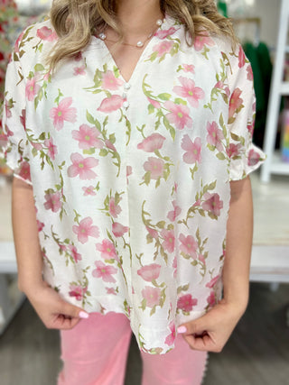 MARIA FLORAL BLOUSE