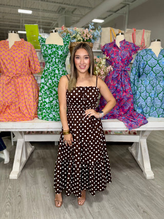 BLANCA POLKA DOT DRESS