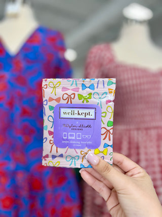 SCREEN CLEANSING TOWELETTES- BOW