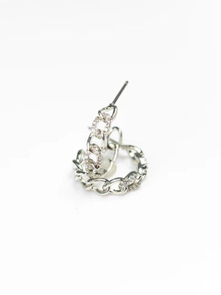 LANDON SMALL SILVER HOOPS