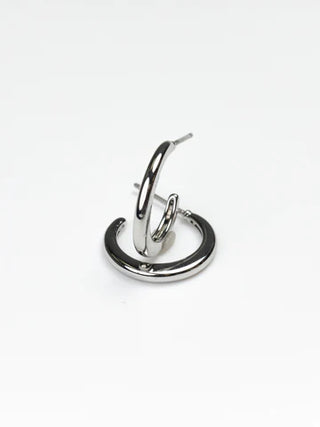 RYLE SMALL SILVER HOOPS
