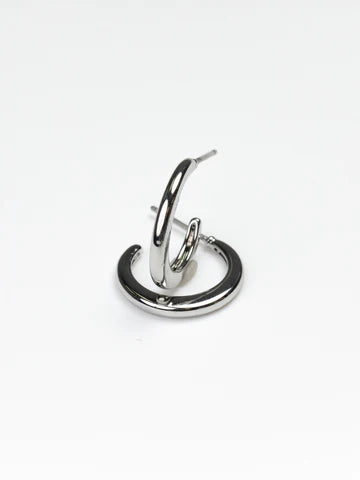 RYLE SMALL SILVER HOOPS