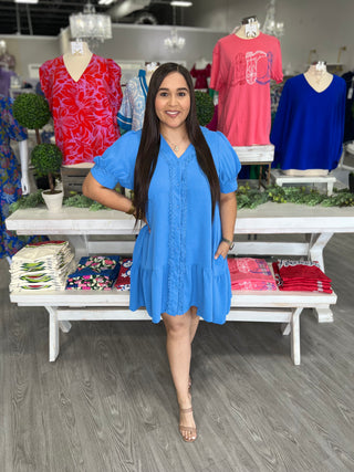MADDISON BLUE DRESS