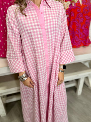 NINA GINGHAM DRESS