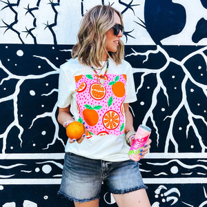 ORANGE PARADISE TEE