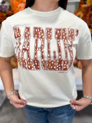 SIMPLY SOUTHERN DARLIN BONE TEE