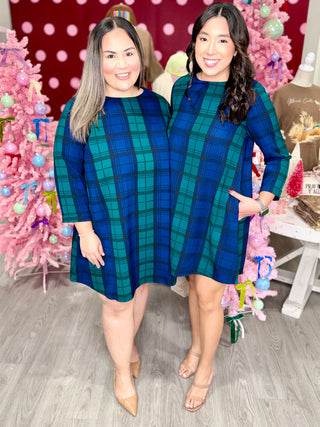 Lonna Plaid Dress