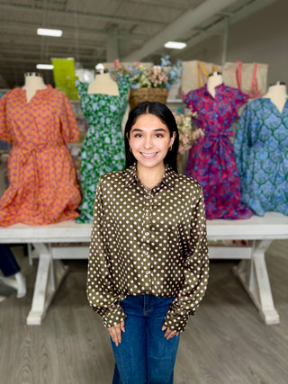 BELEN POLKA DOT TOP