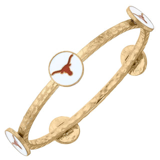Texas Longhorns Enamel Claudia Bangle