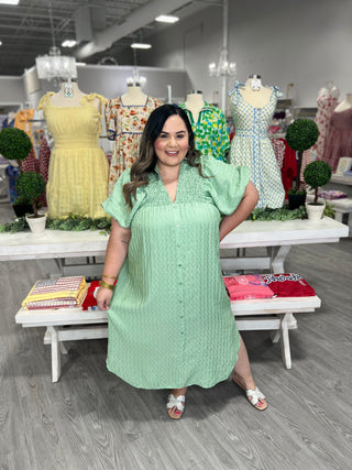 KINSLEY SAGE DRESS