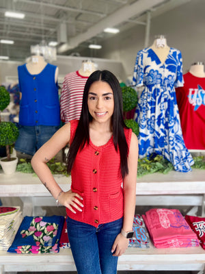 ABIGAIL ORANGE VEST`