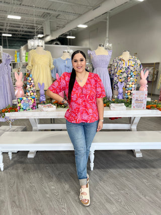 ARIA FLORAL TOP