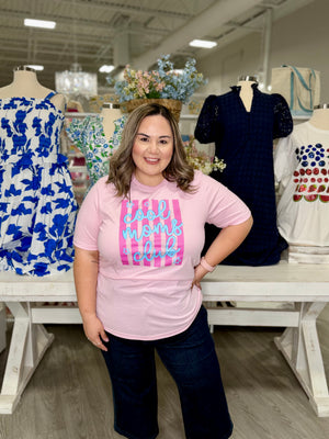 Cool Moms Club Stripes Tee