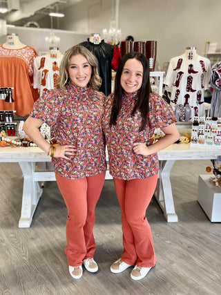 TERRACOTTA MID RISE JUDY BLUE JEANS